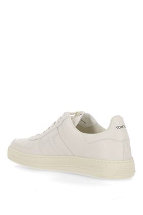 Sneaker basse in pelle con toppa con logo Tom Ford | J1232LCL045N3WW06